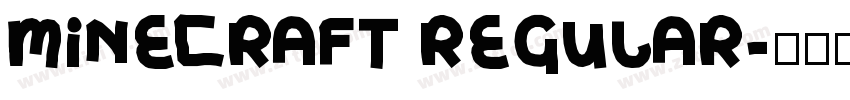 Minecraft Regular字体转换